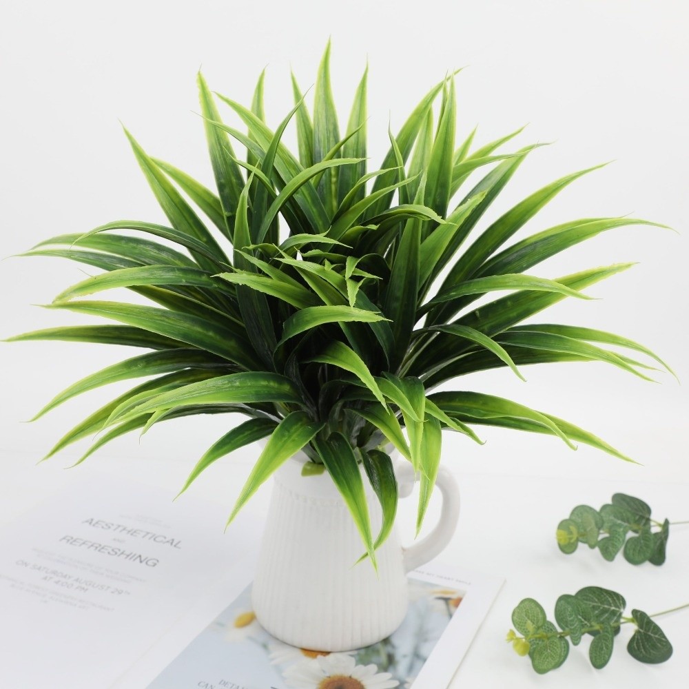 Realistic 42cm Artificial Orch - Spider Plant Hanging 评论和价格