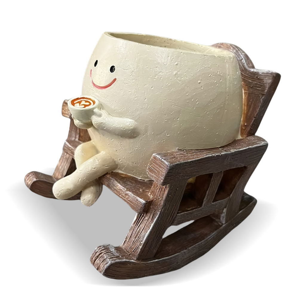 Creative Rocking Chair/Swing F - Echeveria Succulent 评论和价格