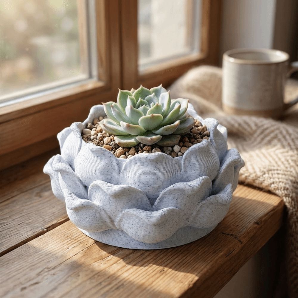 Lotus Shaped Succulent Plant P - Echeveria Succulent 评论和价格