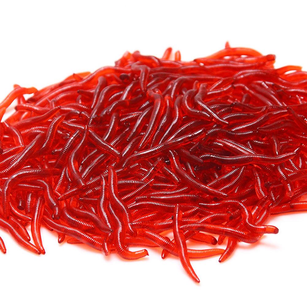 50/100PCS Soft Lure Bass Bream - Aglaonema Red 评论和价格